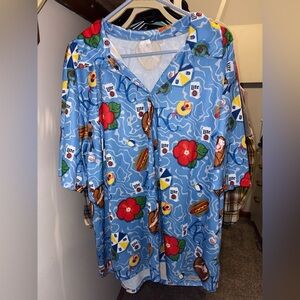 Kansas City Royals Summer Button-Up